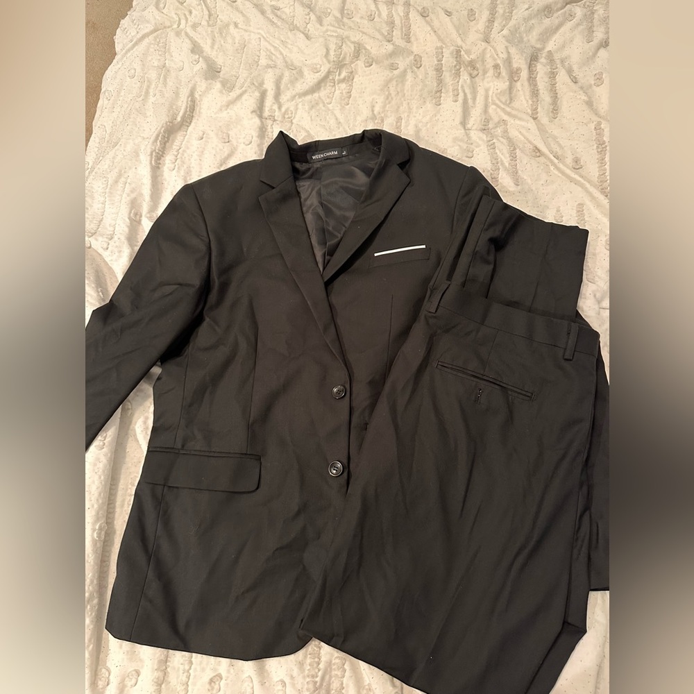 Men’s 3 Piece Black Suit